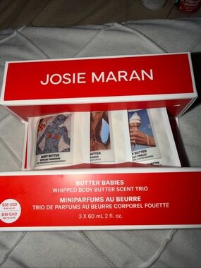 JOSIE MARAN Red Butter Babies Whipped Body Butter Trio